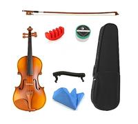 ALFAAL Stripes Maple Violino Fiddle 4/4 3/4 Single Board Backplate Musical Instrument Handmade Violin (Color : 1/2)