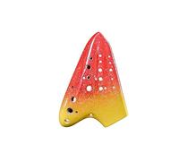 ALFAAL Three-pipe Ocarina Smoked Ocarina AC-tuned Three-pipe Ocarina Suitable For Beginners (Color : 02)