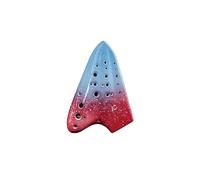 ALFAAL Three-pipe Ocarina Smoked Ocarina AC-tuned Three-pipe Ocarina Suitable For Beginners (Color : 05)