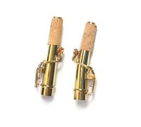 ALFAAL Treble B Flat Sax Curved Neck Straight Neck 2 Sections Two Neck Pipe Blowpipe Mouthpiece Connected Accessories