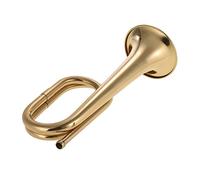 ALFAAL Trumpets B Flat Bugle Call Trumpet Brass Cavalry Horn With Mouthpiece For School Band Cavalry Military Orchestra Trumpet Instrument