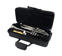 ALFAAL Trumpets Gold Lacquer Trumpet Bb Flat Brass Wind Instruments With Case Gloves Mouthpiece Trumpet Instrument