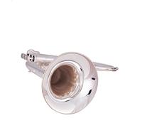 ALFAAL Trumpets Professional Performance Of Three-key Trumpet Instrument In B Flat Trumpet Instrument (Color : Silver plated)