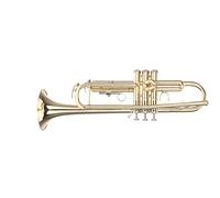 ALFAAL Trumpets Trumpet Bb B Flat Durable Brass Trumpet Trumpet Instrument