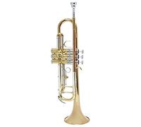 ALFAAL Trumpets Trumpet Musical Instrument In B-flat Lacquer Gold Beginner Phosphor Bronze Blowpipe Performance Trumpet Instrument
