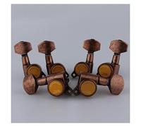 ALFAAL Tuners Guitar Models Rear Lock String Electric Guitar Machine Heads Antique Bronze (Color : 3R3L)