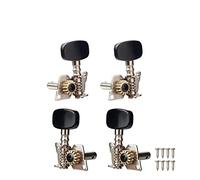 ALFAAL Ukulele Tuning Pegs Machine Heads Tuner Chrome Plated Steel Ukulele Parts Accessories