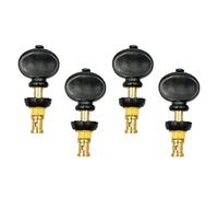 ALFAAL Ukulele Tuning Pegs Machine Heads Tuners Keys Guitar Parts Black Friction