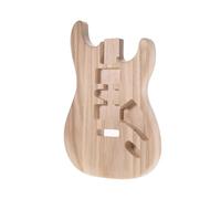 ALFAAL Unfinished Handcrafted Guitar Body Candlenut Wood Electric Guitar Body Guitar Barrel Guitar DIY Parts Accessories (Color : Candlenut)