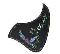 ALFAAL Universal Acoustic Guitar Pickguard Self-adhesive Pickguard With Abalone Inlay Acoustic Guitar Pickguards (Color : 03)