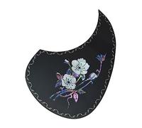ALFAAL Universal Acoustic Guitar Pickguard Self-adhesive Pickguard With Abalone Inlay Acoustic Guitar Pickguards (Color : 01)