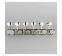 ALFAAL Vintage Nickel/Chrome Lock String Tuners Electric Guitar Machine Heads Tuners For ST TL Guitar Tuning Pegs (Color : Nickel)