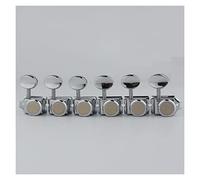 ALFAAL Vintage Nickel/Chrome Lock String Tuners Electric Guitar Machine Heads Tuners For ST TL Guitar Tuning Pegs (Color : Chrome)