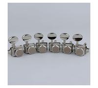 ALFAAL Vintage Nickel/Chrome Lock String Tuners Electric Guitar Machine Heads Tuners Guitar Tuning Pegs (Color : Nickel1)