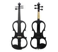 ALFAAL Violin 4/4 Electric Silent Violin Maple Body Violin With Bow Case Headphone Cable Shoulder Rest Aluminium Alloy Violin Accessories (Color : Set1)