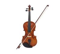 ALFAAL Violin Acoustic Solid Wood Spruce Flame Maple Veneer Violin Fiddle With Cloth Case Sets 81.0 * 26.0 * 12.0cm (Color : 4-4)