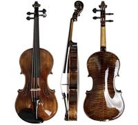 ALFAAL Violin Adult Advanced Handmade Solid Wood Maple Violin (Color : 4/4)