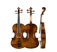 ALFAAL Violin Beginner Practice Handmade Solid Wood Grading Exam Adult Playing Violin (Color : Retro1/8)