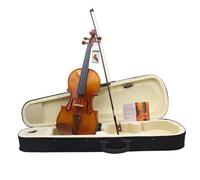 ALFAAL Violin Bright Spruce Violin 4/4 3/4 1/4 1/2 Natural Acoustic Fiddle Stringed Instrument Accessories Set (Color : 3/4 Set)