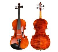 ALFAAL Violin Handmade Spruce Solid Wood Playing Violin For Adult Stage Use (Color : 1/8)