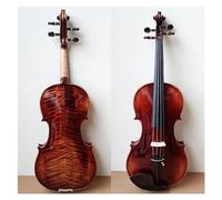 ALFAAL Violin Maple Handmade Violin 4/4 3/4 1/2 1/4 Violin Set Beginner Professional Musical Instrument (Color : 4/4)