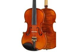 ALFAAL Violin Maple Solid Wood Violin Kit Adult Practice Violin (Color : 4/4)