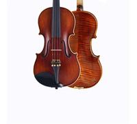 ALFAAL Violin Purely Handmade Solid Wood Violin Professional Level For Adult Beginners Performance Level (Color : Brown1/2)