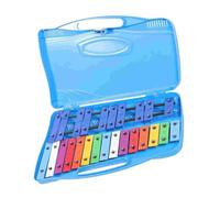 ALFAAL Xylophone Carillon Plastic Box Beginner Glockenspiel Musical Instrument 25 Notes
