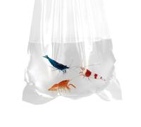 AlfaEx Fishery Bags, 4" x 10" Leak Proof, Rounded Bottom, Clear Plastic Fish Bags for Betta & Small Fish Watertight Transport, 200 Gauge. (Pack of 50)