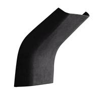 Alfanxi Car Accessories Alcantara Material Steering Wheel&Center Console&Dashboard&Door Panel&Key Covers&Holders Compatible with Tesla Model 3/Y/S (C2:Anti Kick Trim), Black