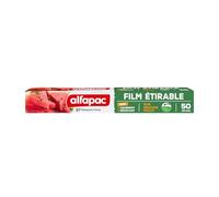 ALFAPAC - 50 m Stretch Film. Very Stretchy, Adhesive and Resistant. Made in France