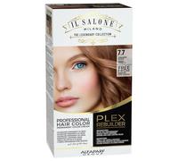 Alfaparf Milano Il Salone Plex Rebuilder Color Kit 7.7 Cinnamon Blonde | Cinnamon Blonde Hair Dye | Repairs, Strengthens, Protects Hair | Professional Salon | Paraffin, Paraben, Ethyl Alcohol Free