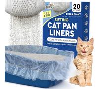 Alfapet Kitty Cat Pan Disposable, Sifting Liners- 10-Pack + 1 Transfer Liner, Original version - Pack of 2