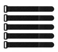 Alfatex® By Velcro Companies strapping Cable Ties with buckle Band Black 2cmx25cm x5