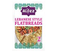 Al'Fez Lebanese Style Flatbreads | 2 Pack | Flame Baked With Za'atar Blend Herbs & Spices | Perfect For Wraps & Kebabs