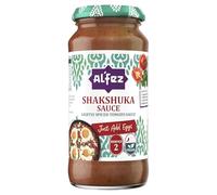 Al'Fez Shakshuka Cooking Sauce 450g | Medium Spice | Serves 4 | Authentic Middle Eastern Simmer/Cooking Sauce | Just Add Eggs