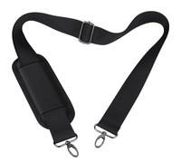 Alfheim 56 inch Adjustable Shoulder Strap with Metal Swivel Hooks, Universal Replacement with Non-Slip Detachable Padded for Laptop Messenger Bag/Shoulder Bag/Briefcase,Black