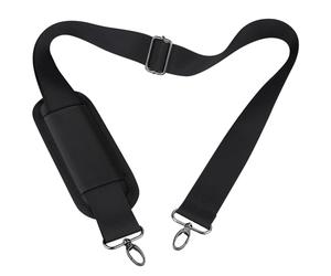 Alfheim 56 inch Adjustable Shoulder Strap with Metal Swivel Hooks, Universal Replacement with Non-Slip Detachable Padded for Laptop Messenger Bag/Shoulder Bag/Briefcase,Black