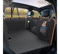 Alfheim Back Seat Extender for Dog,Holds 180Kg,Waterproof Dog Car Back Seat Cover for Rear Seat with Hard Bottom,Upgraded Material Scratch-Resistant Hammock Travel Bed for Cars SUV Truck,Easy to Clean