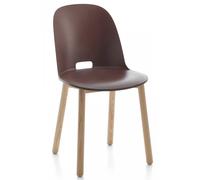 Alfi Chair chair hoher Rücken Emeco-dunkel braun - EMECO ALFI18AHDARKBROWN