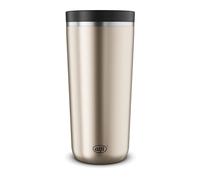 alfi ISO COFFEE MUG PRO, Gold Champagne, Insulated Drinking Cup 0.38 L, Coffee to Go Mug, Thermal Mug, Stainless Steel, Dishwasher Safe, BPA-Free, Keeps Hot for 6 Hours & Cold for 12 Hours, Cup for on