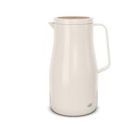 alfi Studio Tea Insulated Jug 1.0 L White, Double-Walled Stainless Steel, Keeps Warm for 12 Hours, Cold for 24 Hours, Screw Cap, Large Opening, Thermos Flask, BPA-Free