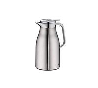 ALFI Thermos Flask, Plastic Glass, Matte Stainless Steel, 1 Litre