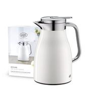 ALFI Thermos Flask, Stainless steel body Plastic handle Glass insert, Coconut White, 0,65 Liter