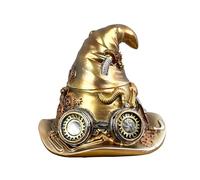Alfie Francis 11.5cm (Tall) Steampunk Wizard's Hat Trinket Pot Figurine Ornament for the Home