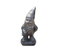 Alfie Francis 12cm Miniature Cast Iron Gnome Ornament Figurine Magic Fairy Garden Outdoor Accessories Metal