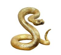 Alfie Francis 16cm Tall Gold Snake Ornament Statue Figurine Sculpture Home Decor Accessories Animal Reptile