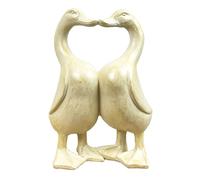 Alfie Francis 26cm Tall Rustic Kissing Ducks Ornament Figurine Statue