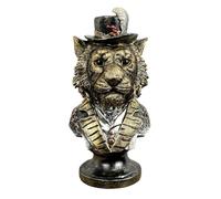 Alfie Francis 37cm Tall Large Gentlemen Tiger Head Bust Ornament/Statue for the Home UK Seller