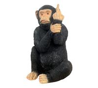 Alfie Francis Monkey Ornament 18.5cm Rude Swearing Giving Middle Finger Cheeky Figurine Animal Gift